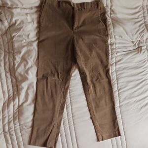 Ralph Lauren Cotton Brown Pants 35x32